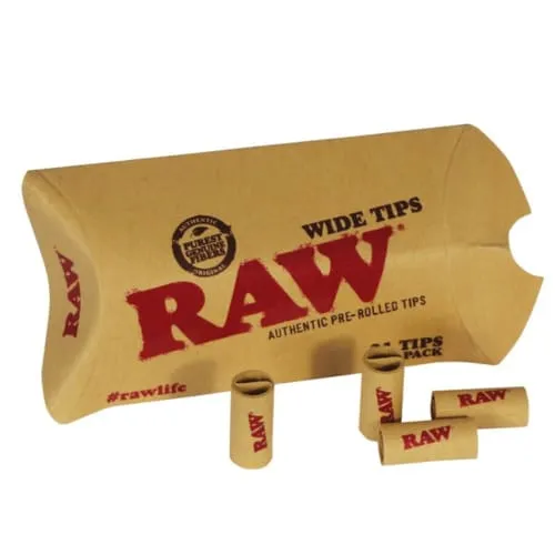 Product image of RAW - Pre-rolled Unbleached Tips