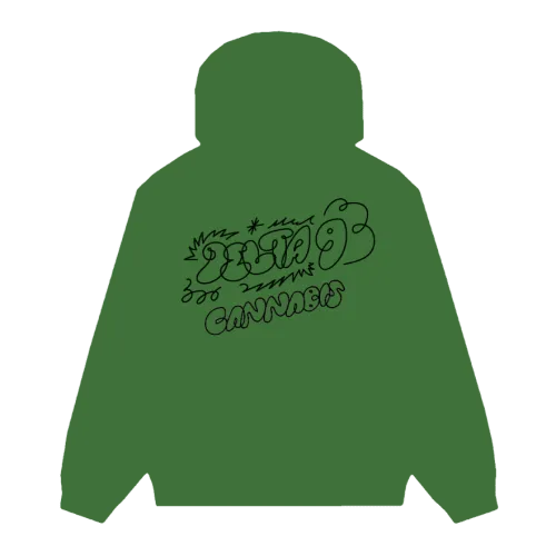 Product image of Delta 9 Cannabis - Bubble Burst Pull-Over Hoodie - Irish Green