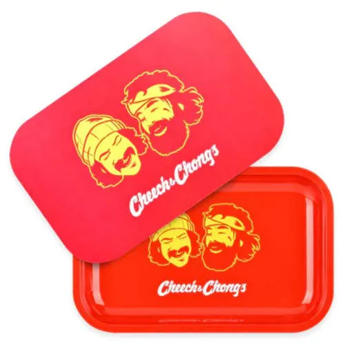 Product image of Cheech & Chong x Pulsar - Rolling Tray with Lid - Red Faces