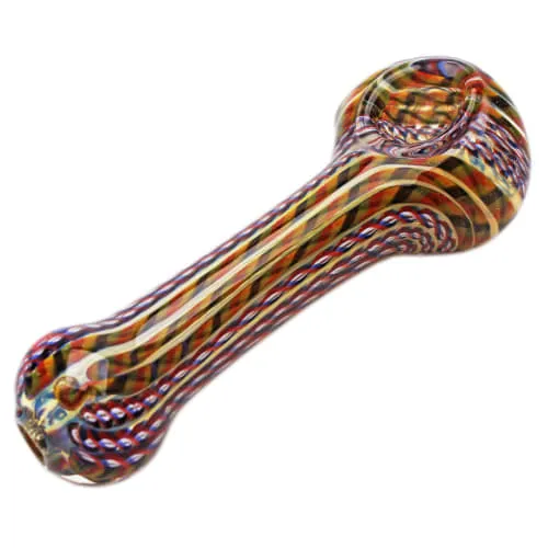 Product image of Genuine Pipe Co. - Dotted Raked Glass Pipe