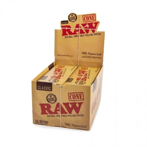 Product image of Raw Classic 98 Special Pre-Rolled Cones