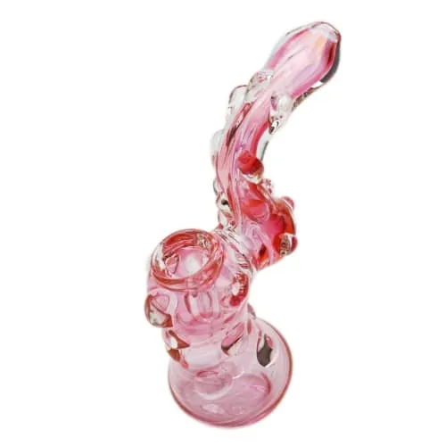 Product image of Genuine Pipe Co - Gold Fumed Stand Up Glass Bubbler