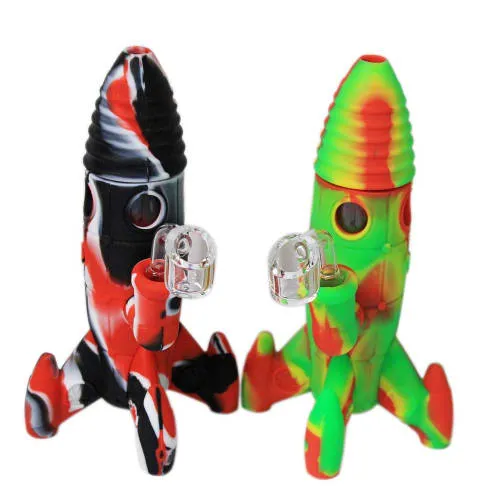 Product image of Dabware Platinum - 7" Rocket Silicone Dab Rig