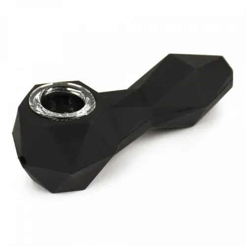 Product image of Red Eye CGlass 4.25" Faceted Hand Pipe