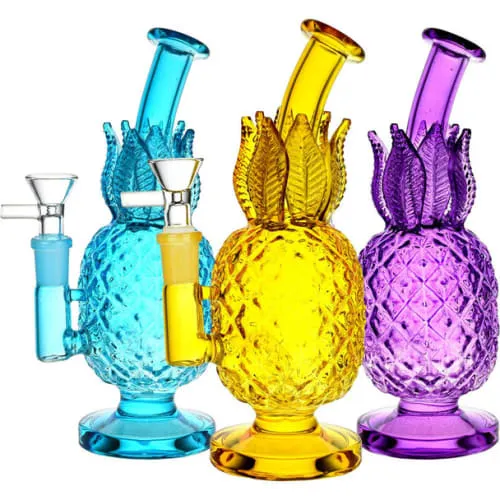 Product image of Pineapple Hospitality Glass Water Pipe - 7.75"