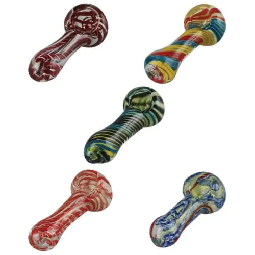 Product image of Color Swirl Spoon Pipe 3.25"