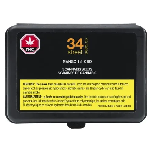 Product image of 34 Street Seed Co. | Mango CBD 1:1 Seeds Indica - 5 Pack