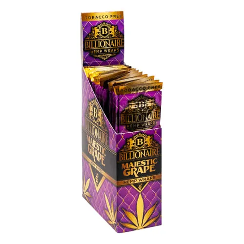 Product image of Billionaire | Majestic Grape Hemp Wraps - 2 Pack