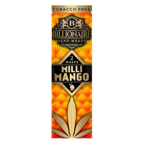 Product image of Billionaire | Milli Mango Hemp Wraps - 2 Pack