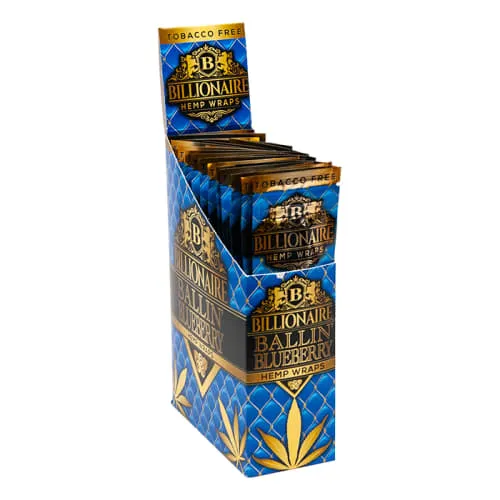 Product image of Billionaire | Ballin' Blueberry Hemp Wraps - 2 Pack