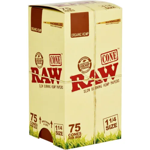 Product image of Raw Organic Hemp Pre-Rolled Cones