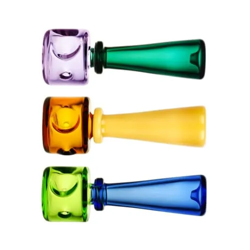 Product image of Pulsar Two-Tone Stacked Geometric Hand Pipe