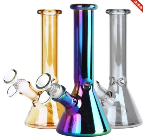 Product image of Oil Slick Beaker Water Pipe - 8" Assorted