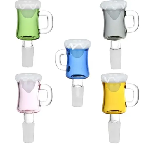 Product image of BEER MUG GLASS HERB SLIDE 14MM