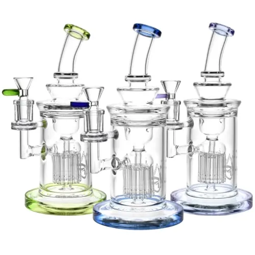 Product image of Pulsar Glass Tree Perc Recycler Water Pipe - 9"