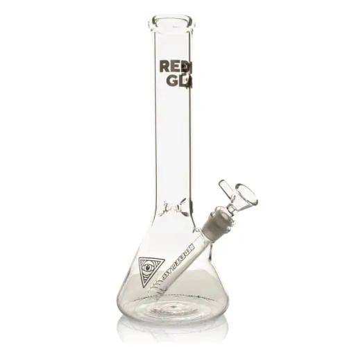Product image of Red Eye Glass - 12" Sacred Geometry Water Pipe