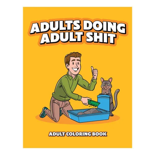 Product image of Wood Rocket Adult Coloring Book