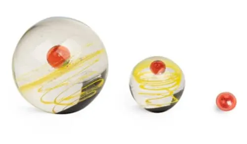 Product image of Cosmos Terp Slurper Heat Bead & Cap Set (Red)