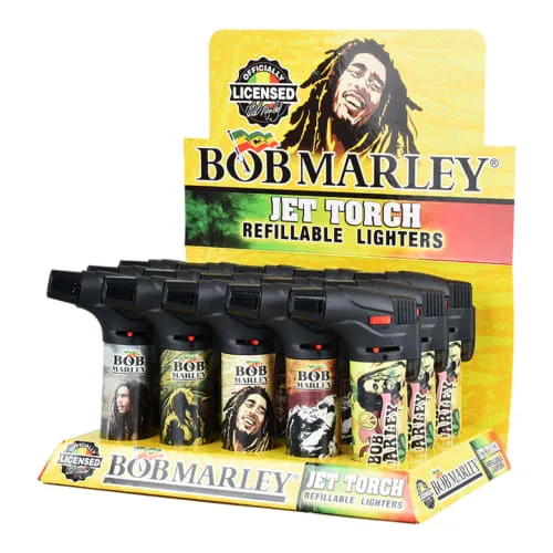 Product image of Bob Marley Refillable Torch Lighters - 4.5"