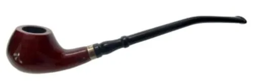 Product image of 7.5" Bent Churchwarden Rosewood Shire Pipe