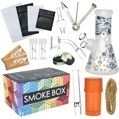 Product image of Smoke Box Water Pipe and Smoking Kit