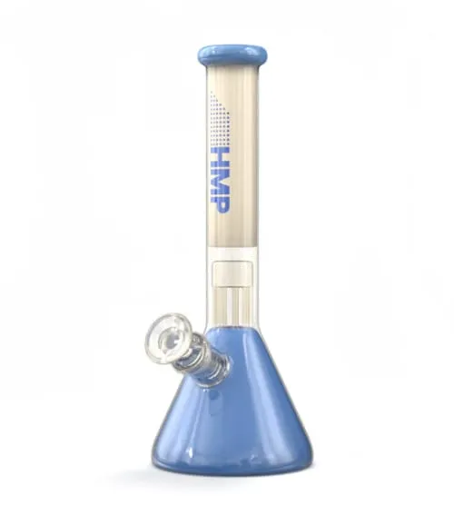 Product image of HMP - 11" Blue & Milk Glass Bong with Perc
