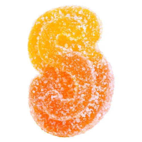 Product image of SOURZ by Spinach - Peach Orange 1:1 5x5g Soft Chews