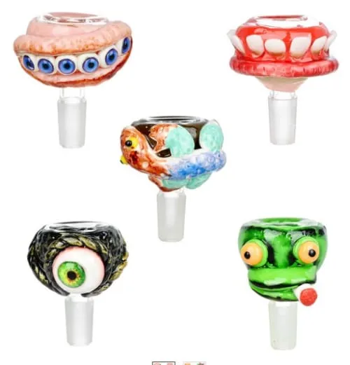 Product image of Glass and Enamel Bowl 14mm  - Assorted Colors and Shapes