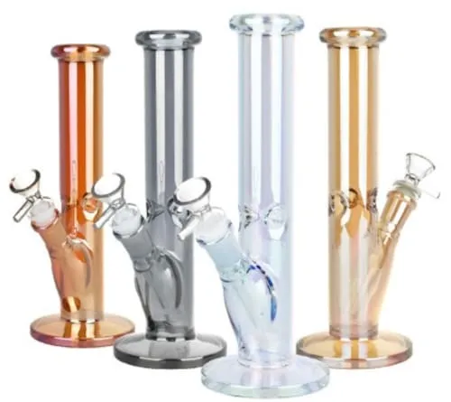 Product image of Infinite Splendor Glass Straight Tube - 9.75" / 14mm / Colors Vary