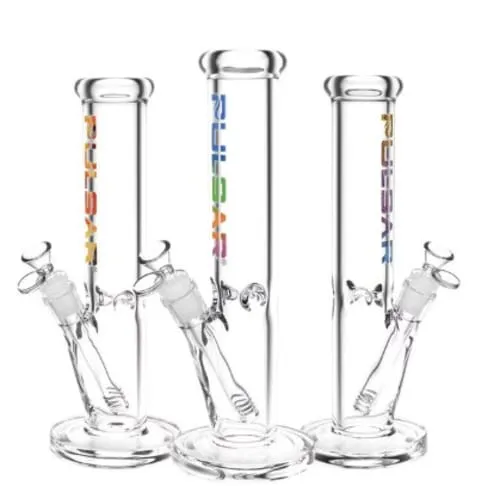 Product image of Pulsar Illustrious Straight Tube Water Pipe - 15.5" / 14mm / Colours Vary