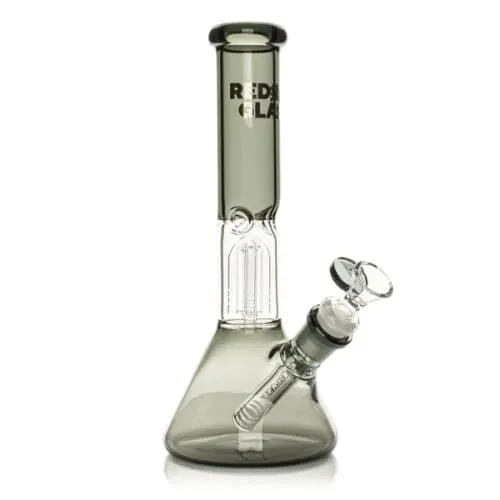 Product image of Red Eye Glass - 10" 4-Arm Tree Perc Water Pipe