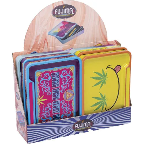 Product image of Fujima 8" x 5.75" Leaf Rolling Tray Stash Box