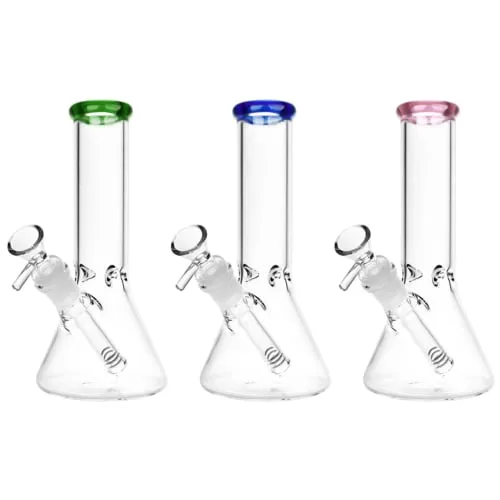 Product image of 8" Classic Glass Beaker Tall Water Pipe Small