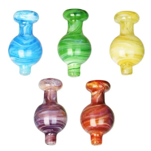 Product image of 27mm Cloudy Swirl Ball Carb Cap