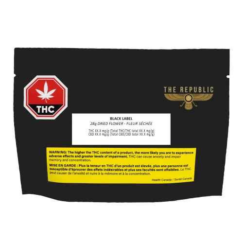 Product image of Black label - The Republic - Dried Flower