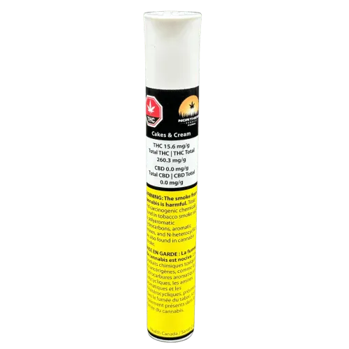 Product image of Cakes & Cream 1 x 1g Pre-Roll - NORTHERN SUNRISE FARMS