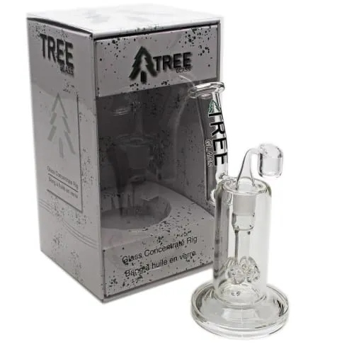 Product image of Tree Glass, 9" Cluster Perc Glass Rig w/ Banger