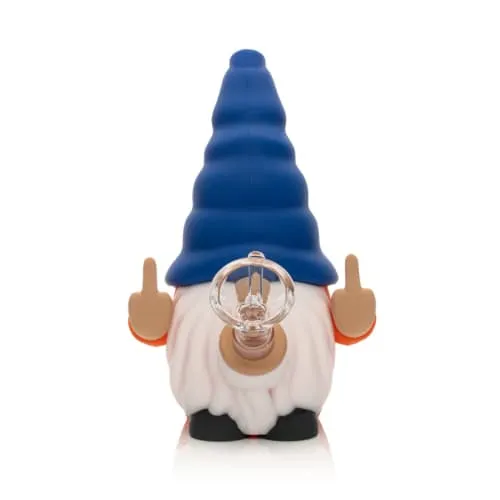 Product image of Lit Silicone 6" No Fux Gnome Water Pipe