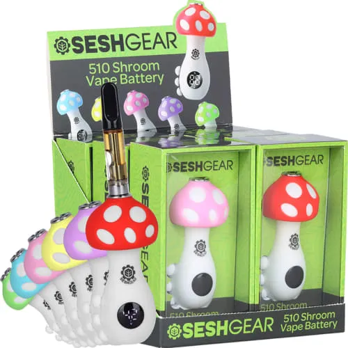 Product image of SeshGear Mushroom 510 Vape Battery - 550mAh
