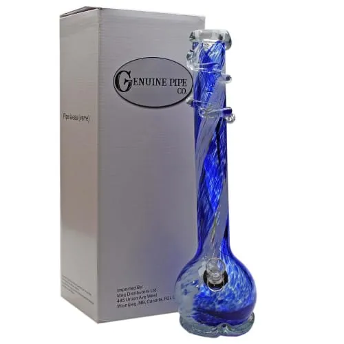 Product image of Genuine Pipe Co., Premium Softglass Heavy Base & Worked Top Bong