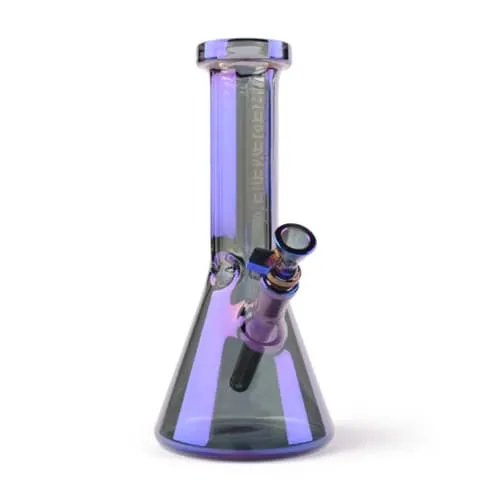 Product image of 10" Blue Terminator Hex Top Water Pipe - Red Eye Tek