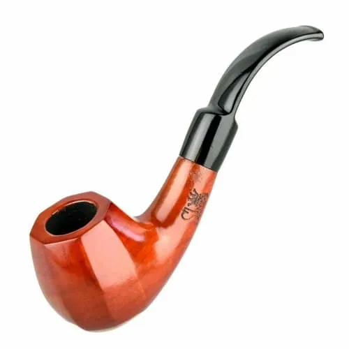 Product image of Shire Pipes Bent Octagon Brandy Cherry Wood - 5.5" - Pulsar