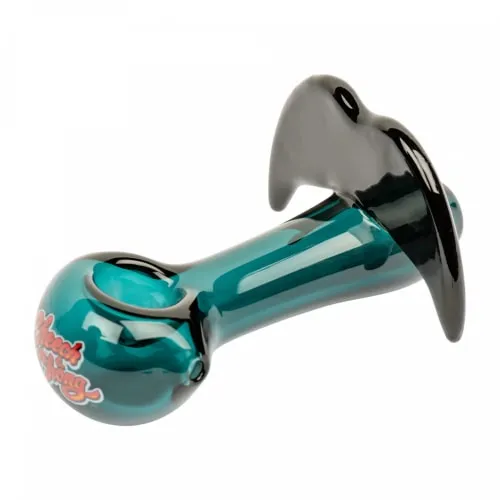 Product image of 4" Moustache Ride Hand Pipe - Teal