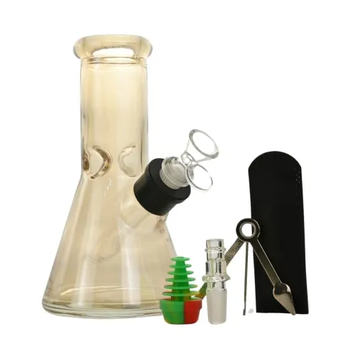 Product image of Glass Bong - Arsenal Glass Translucent Color 6-in-1 Glass Bong Kit 8"