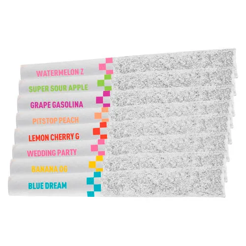 Product image of Flyers Frosted Infused Podium Pack - Claybourne - Variety Infused Pre-Rolled