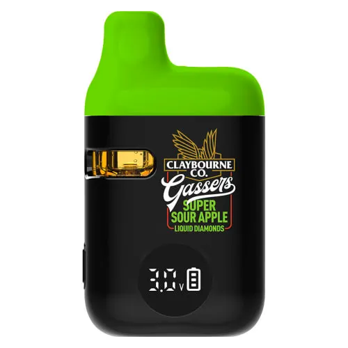 Product image of Claybourne Gassers Super Sour Apple - Claybourne - Disposables