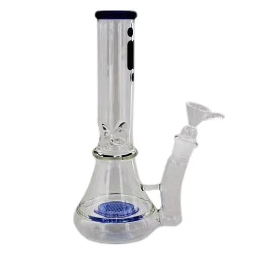 Product image of Glass Bong - 10" Beaker Honeycomb