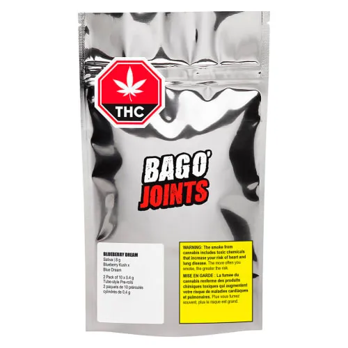 Product image of Blueberry Dream 20 x 0.4g Pre-Rolls - BIG BAG O' BUDS
