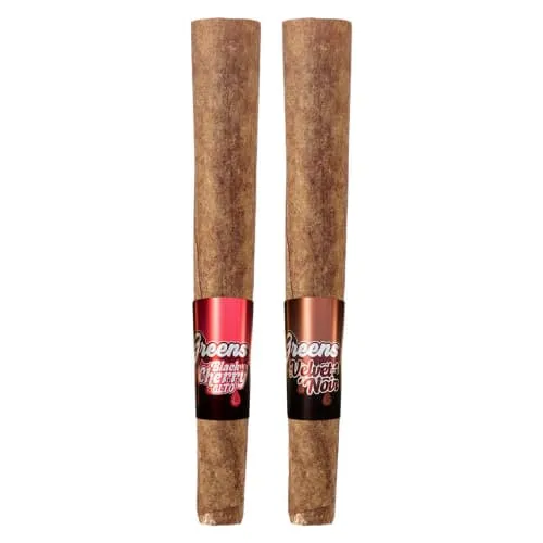 Product image of Black Cherry GLTO + Velvet Noir - Sticky Greens - Infused Blunts