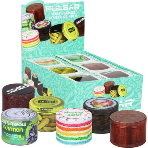Product image of 2.5" 4 Piece - Pulsar Design Series Aluminum Grinder